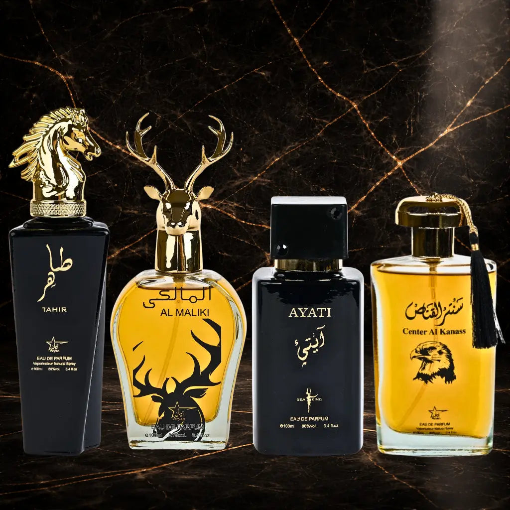 Set 4 Parfumuri Orientale Barbatesti - Tahir + Al Maliki + Ayati + Center Al Kanass