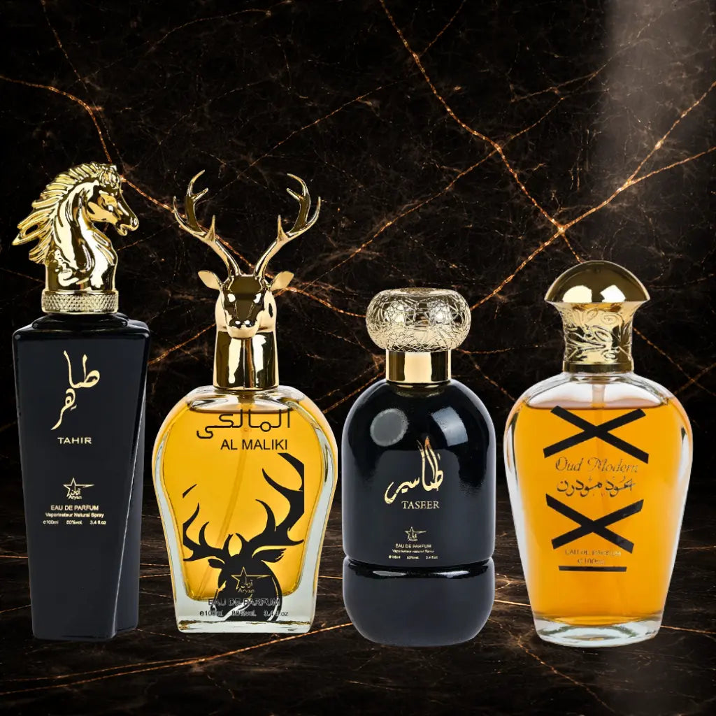 Set 4 Parfumuri Orientale Barbatesti - Tahir + Al Maliki + Taseer + Oud Modern