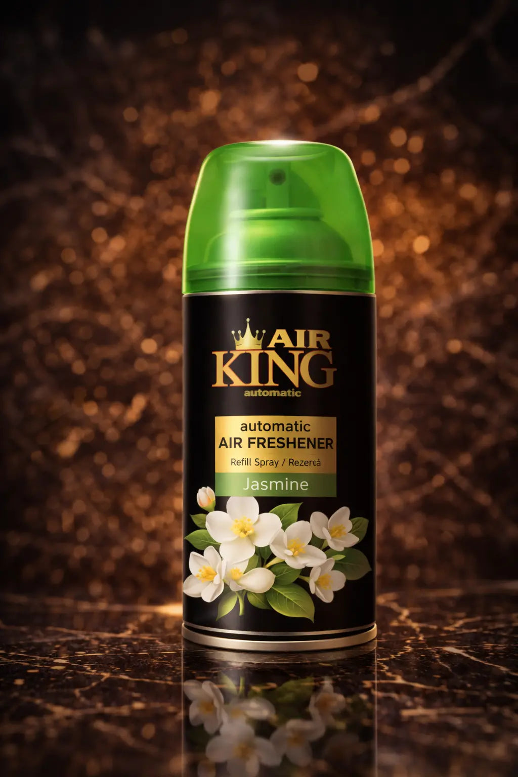 ZEIRA Jasmine ambient spray, a floral room fragrance with a fresh jasmine scent in a sleek spray bottle.