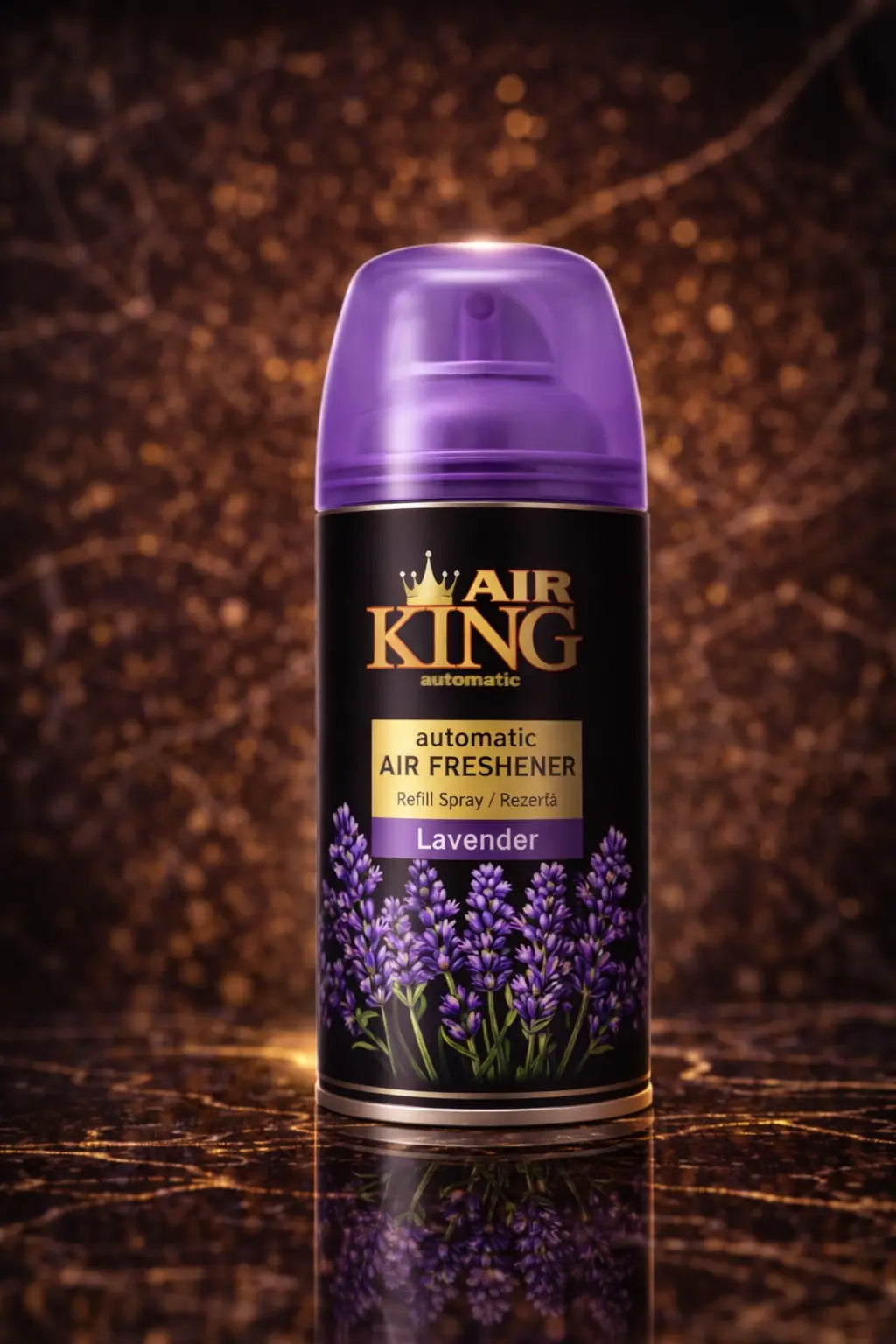 ZEIRA set of 4 ambient spray odorizants including Lavender, Red Rose, Lilac, and Magnolia, displayed in elegant bottles.