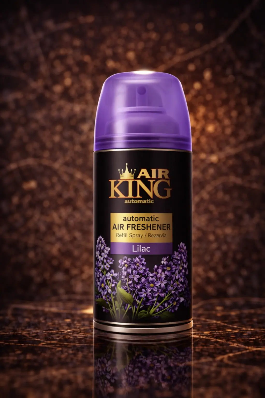 ZEIRA set of four ambient sprays featuring Red Rose, Lilac, Magnolia, and Lavender, displayed in elegant bottles.